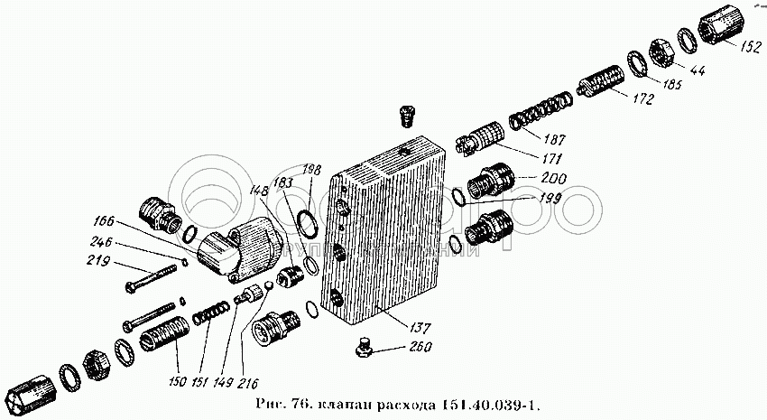 Клапан расхода 151.40.039-1