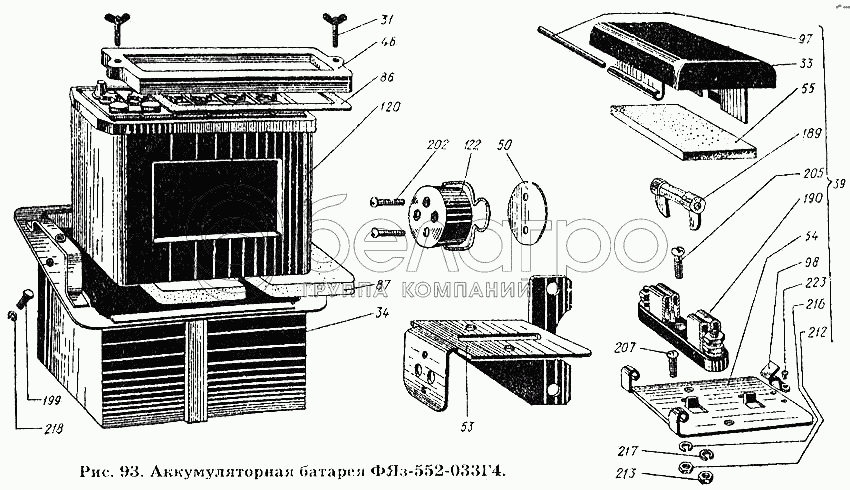 Акумуляторна батарея ФЯз-552-033Г4