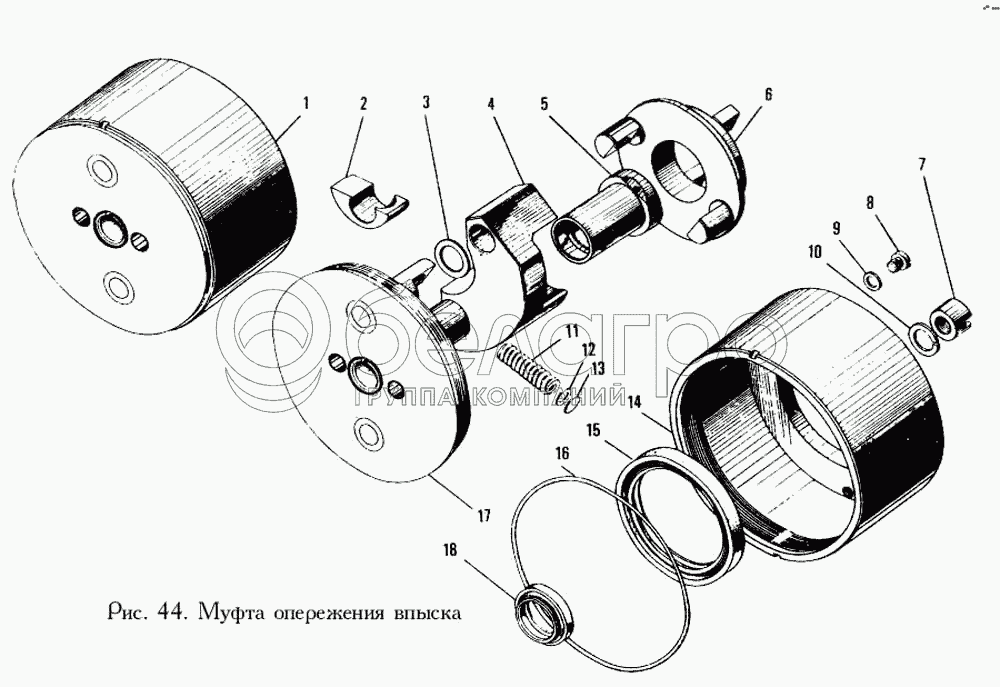 Муфта випередження впорскування