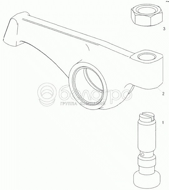 236-1007140-B2 Коромисло клапана у зборі