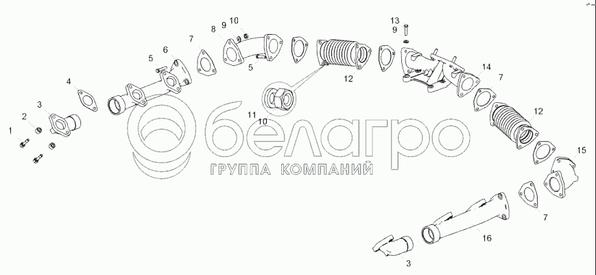 236H-1008001 Установка газопровода