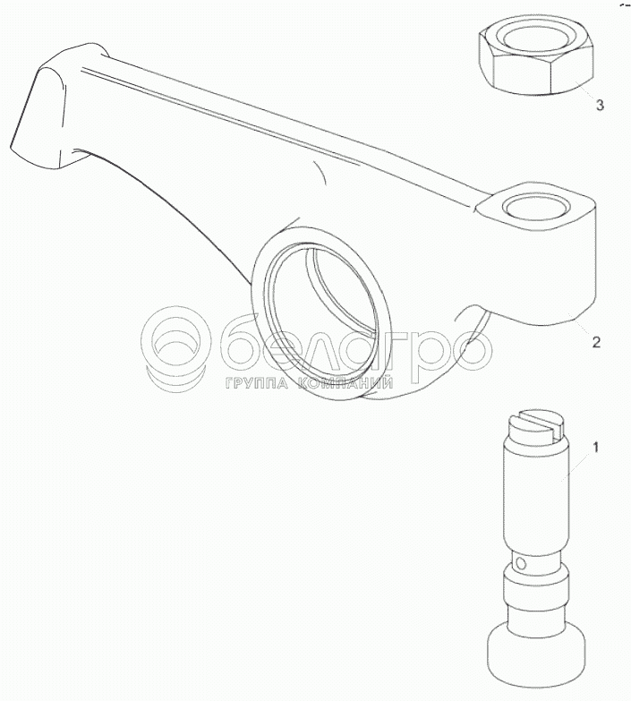 236-1007140-B2 Коромисло клапана у зборі