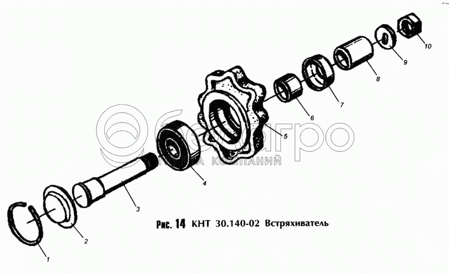 КНТ 30.140-02 Струшувач
