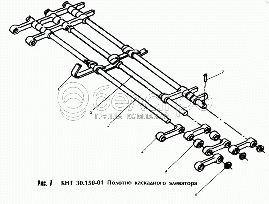 КНТ 30.150-01 Полотно каскадного елеватора