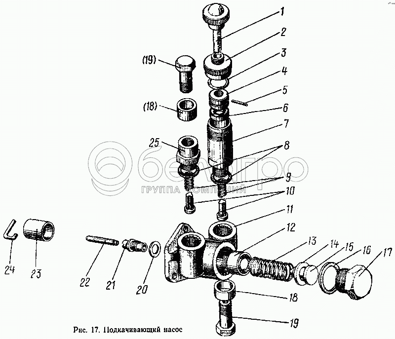 Насос для підкачування УТН-3-1106010-А4