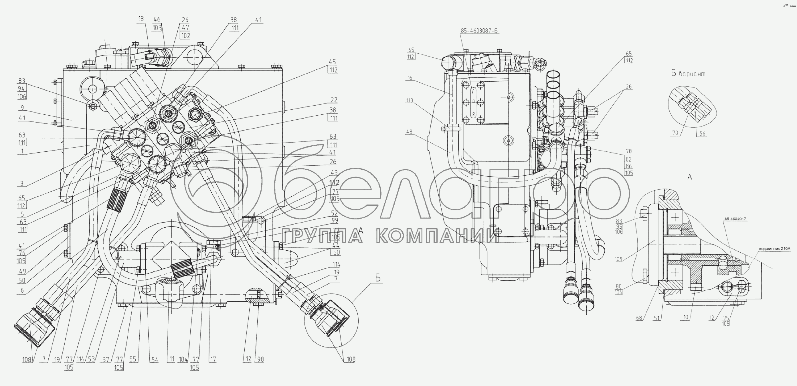 Корпус гідросистеми Р920-4600015-01