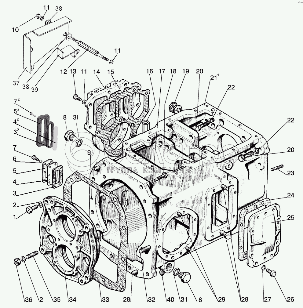 Коробка передач 112-1700010-А (16F+8R)
