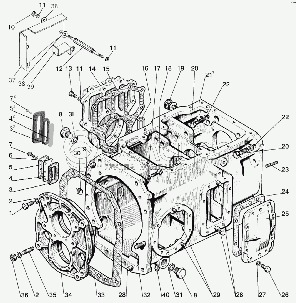 Коробка передач 112-1700010-А (16F+8R)