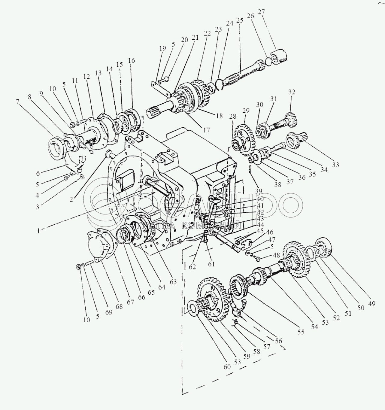 Корпус зчеплення (2022-1600010-А-01) (з КП 24х12)