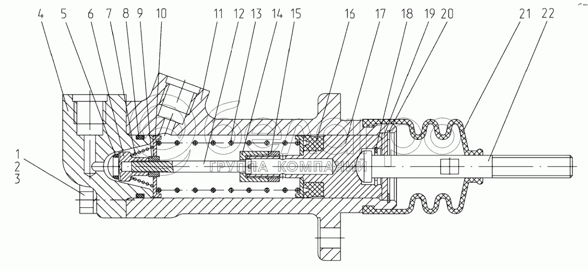 Головний циліндр 2022-1602810