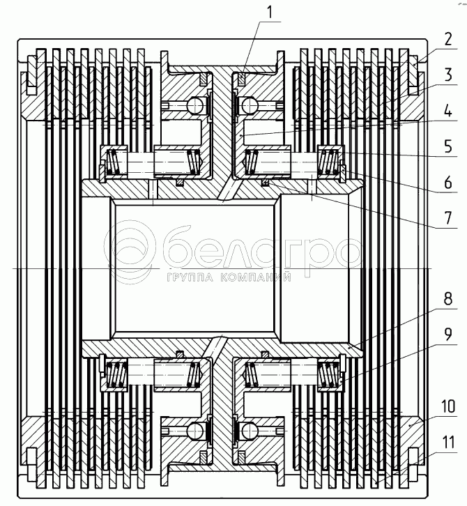 Фрикційний елемент 2822-1701070-А
