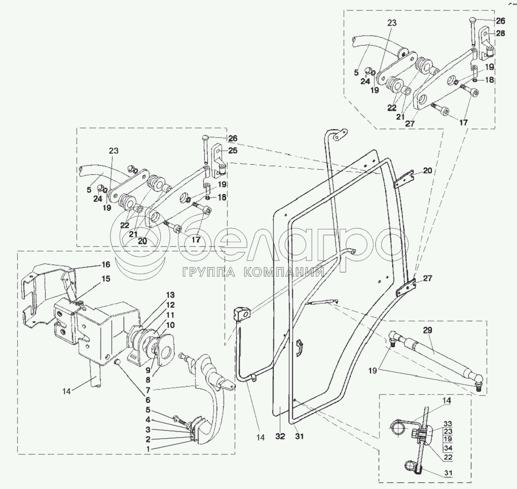 Двері кабіни