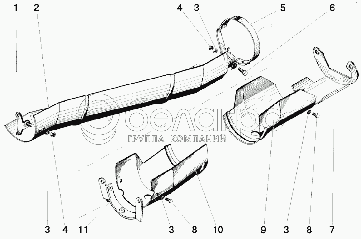Огородження карданного приводу