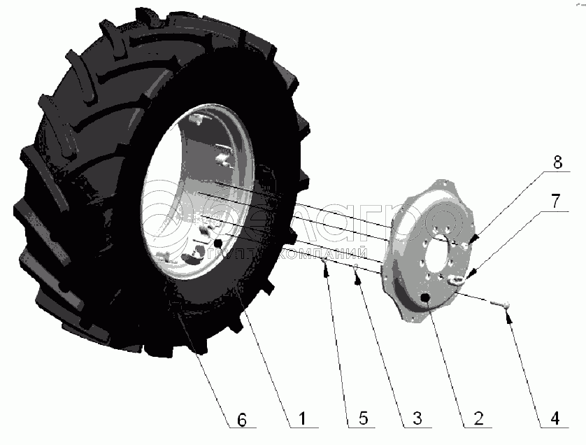Передні ведучі колеса