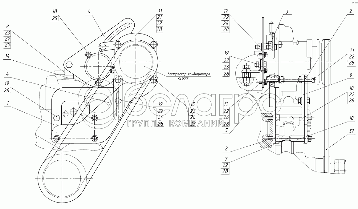 Компресор кондиціонера 950-8114010