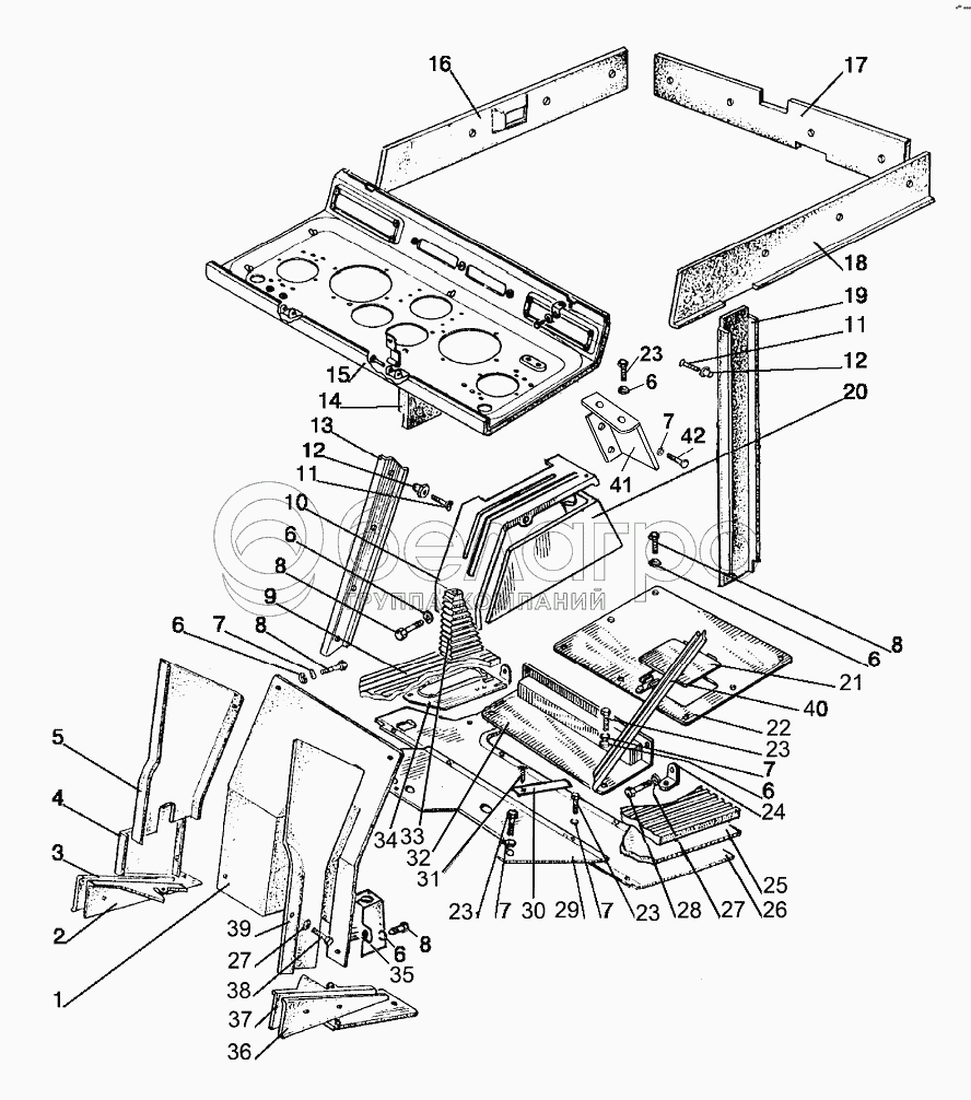 Підлога кабіни