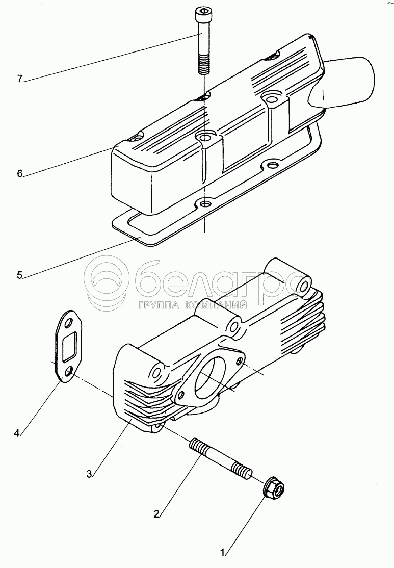 Всмоктувальний та вихлопний колектори; Intake and Exhaust Manifold