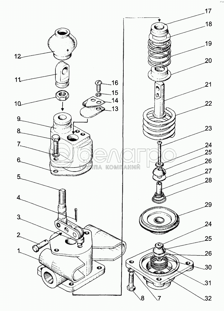 Гальмівний кран; Brake Valve