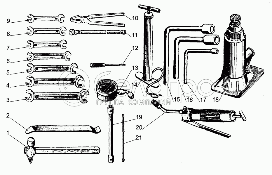 Інструменти та приладдя; Tools and Accessories