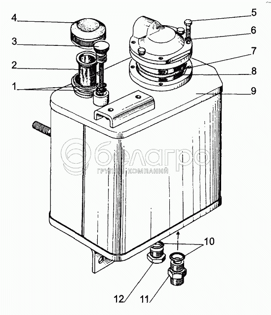 Масляний бак і фільтр; Oil Tank and Filter