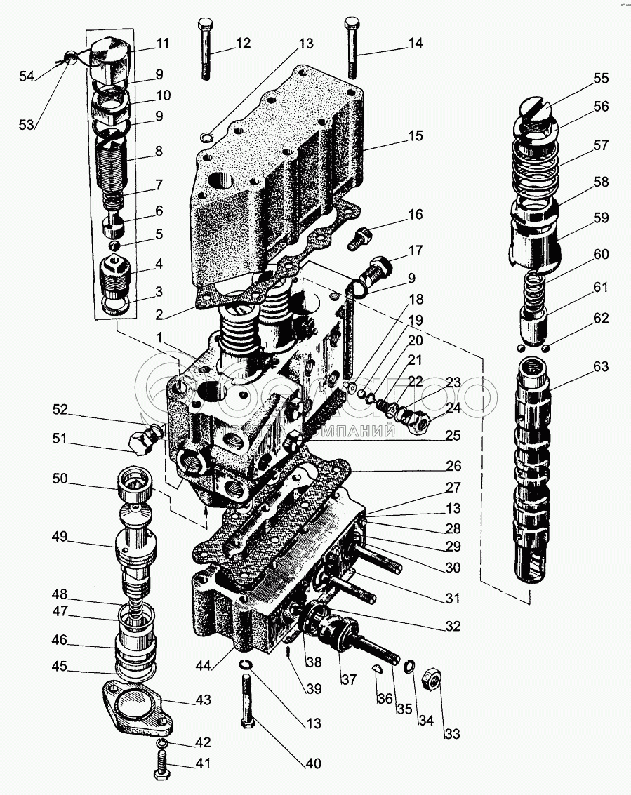 Розподільник R80-3/1-111-3Gg; Розподільний клапан R80-3/1-111-3Gg
