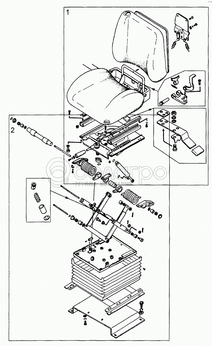 Сидіння оператора; Operator's Seat