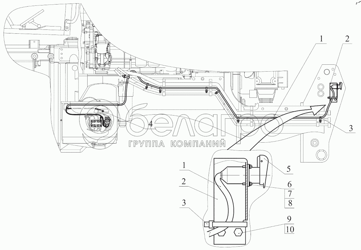 Встановлення передньої розетки 3522-8700085