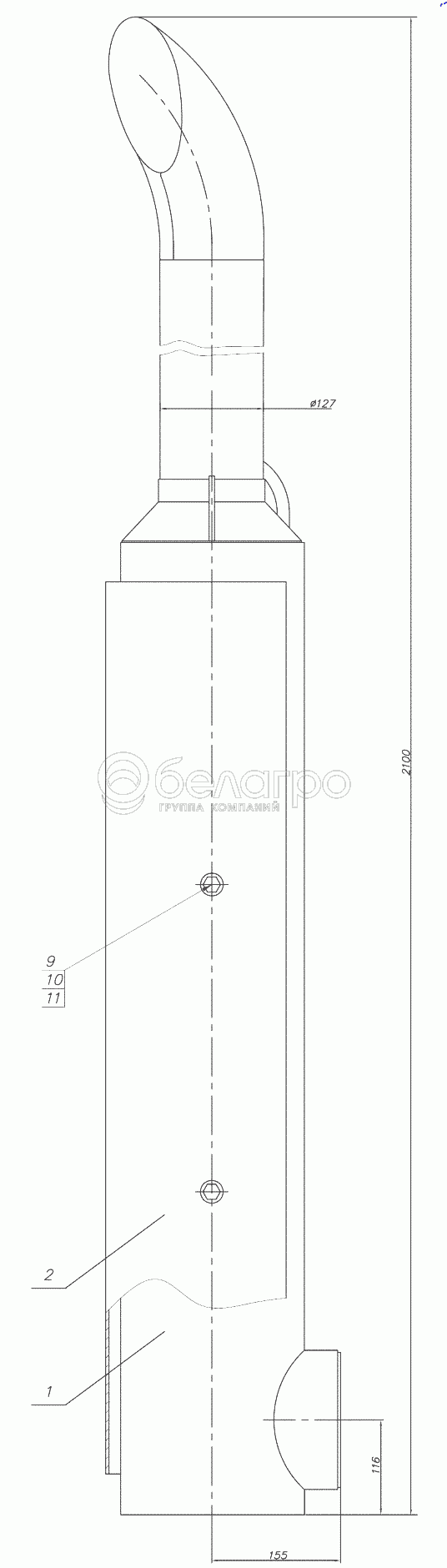 Глушник у зборі 3522С-1205800