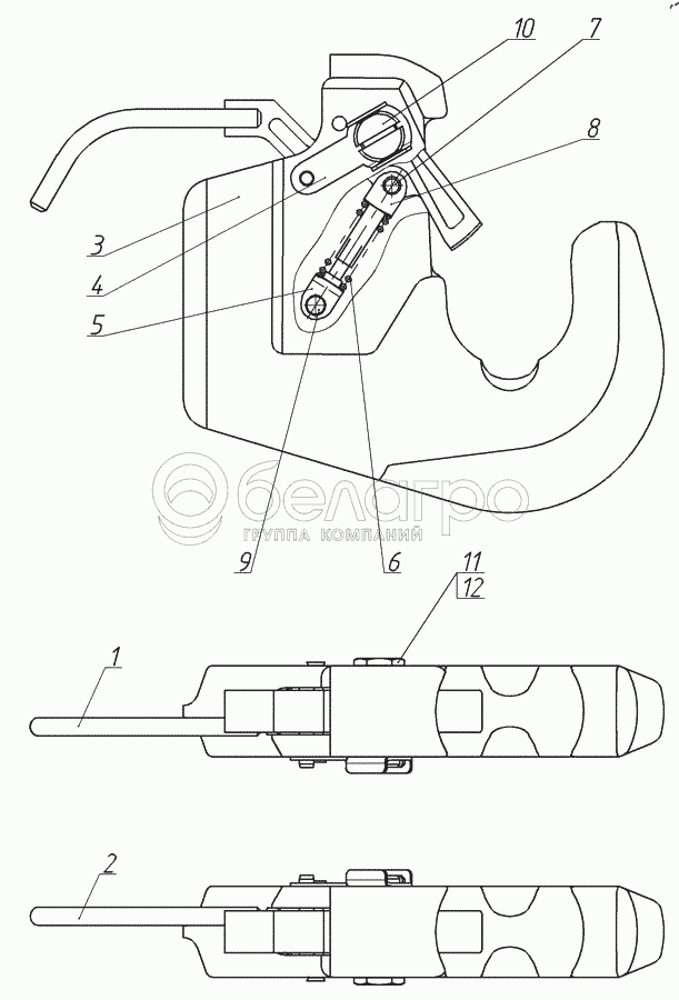 Захват 2522-4605300/-01 «МТЗ» 3-ї категорії.