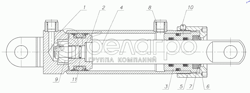 Гідроциліндр Ц63х120.010