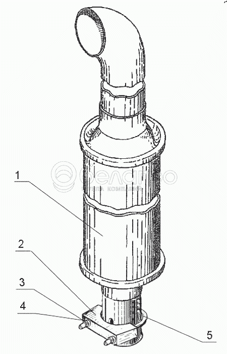 Глушитель 320-1205010