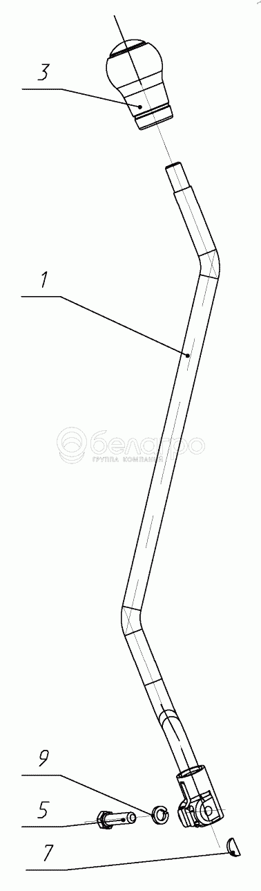 Управление коробкой передач 320-1702010-05