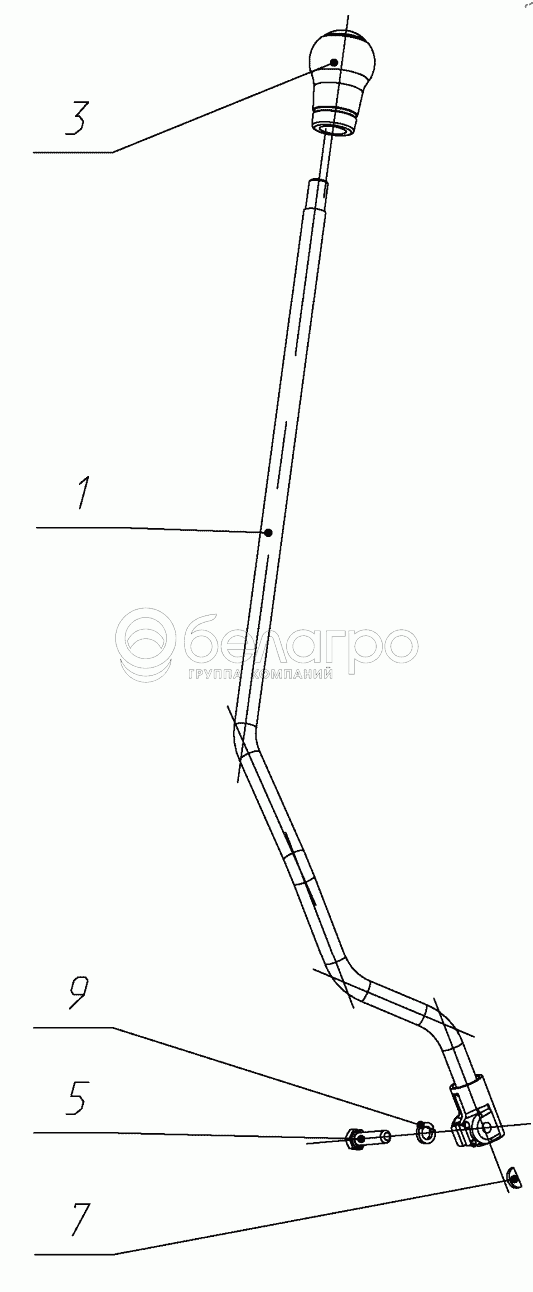 Управление коробкой передач 320-1702010-06