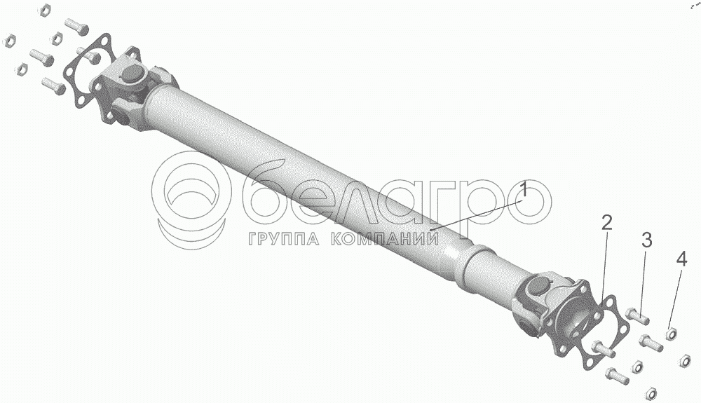 Карданний вал 1225-2303005