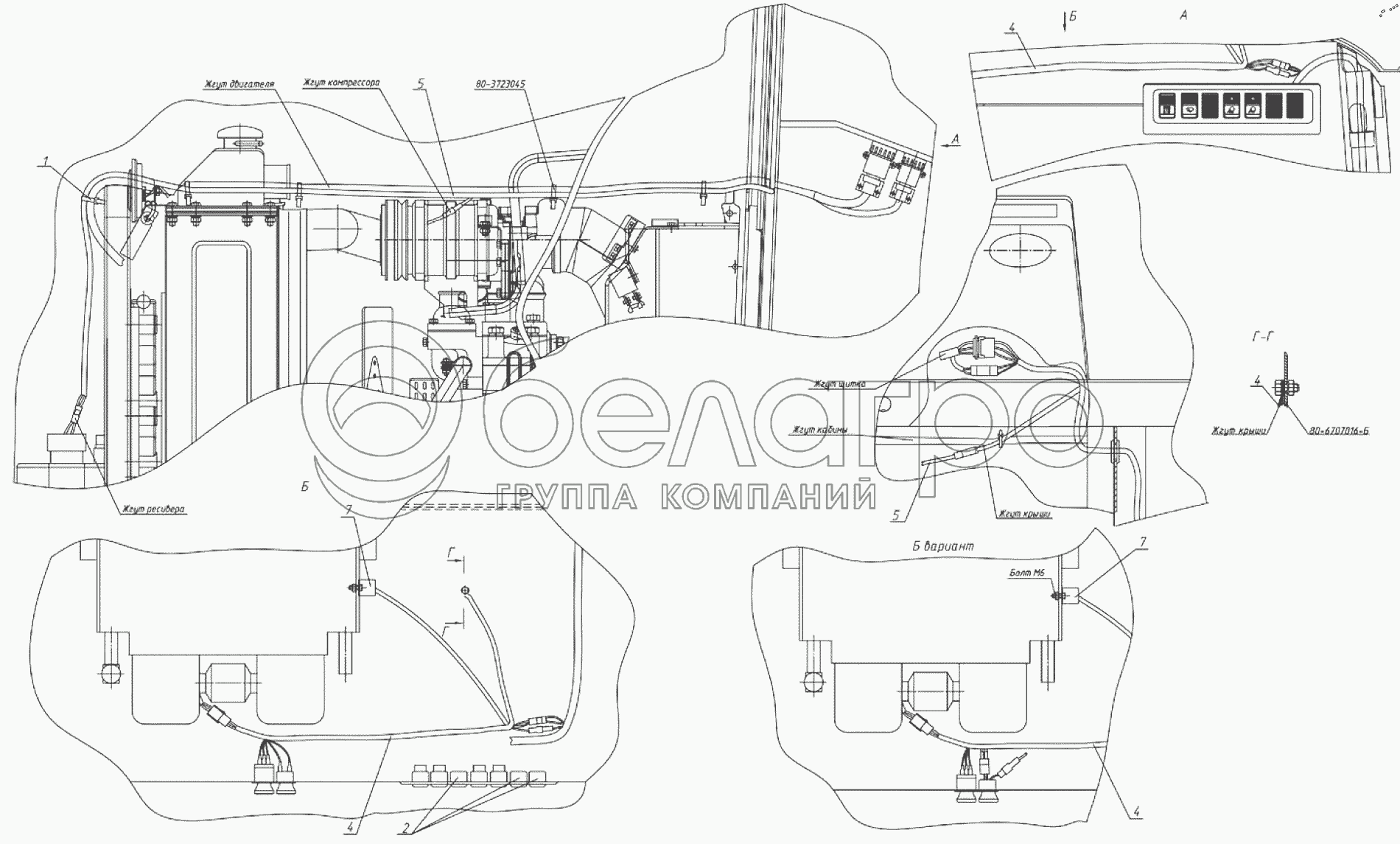 Електрообладнання кондиціонера 1221.6Е-3700115