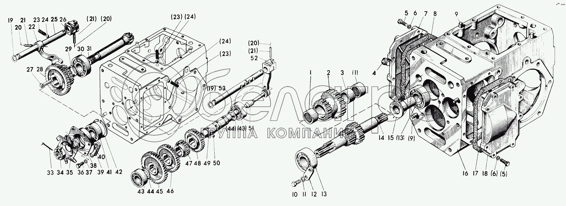 05-1701. Коробка передач