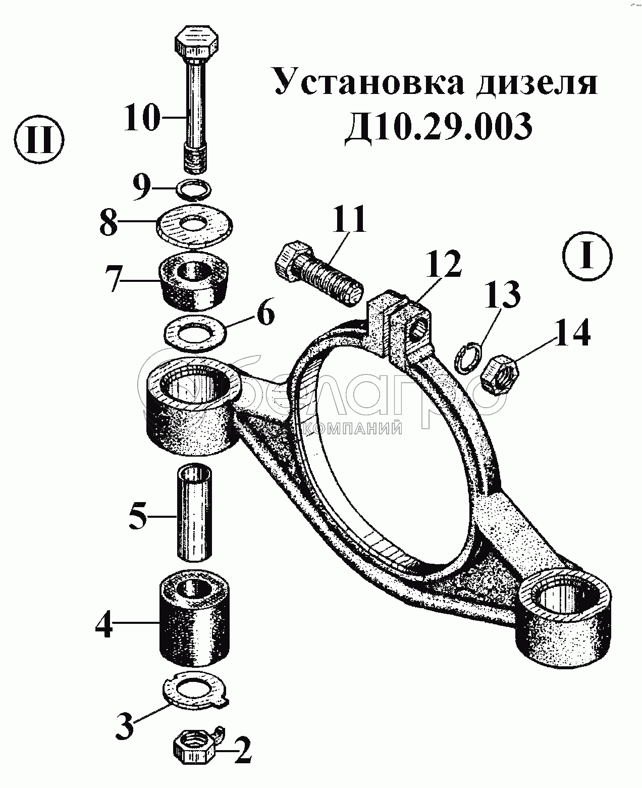 Встановлення дизельного двигуна Д10.29.003 (2)