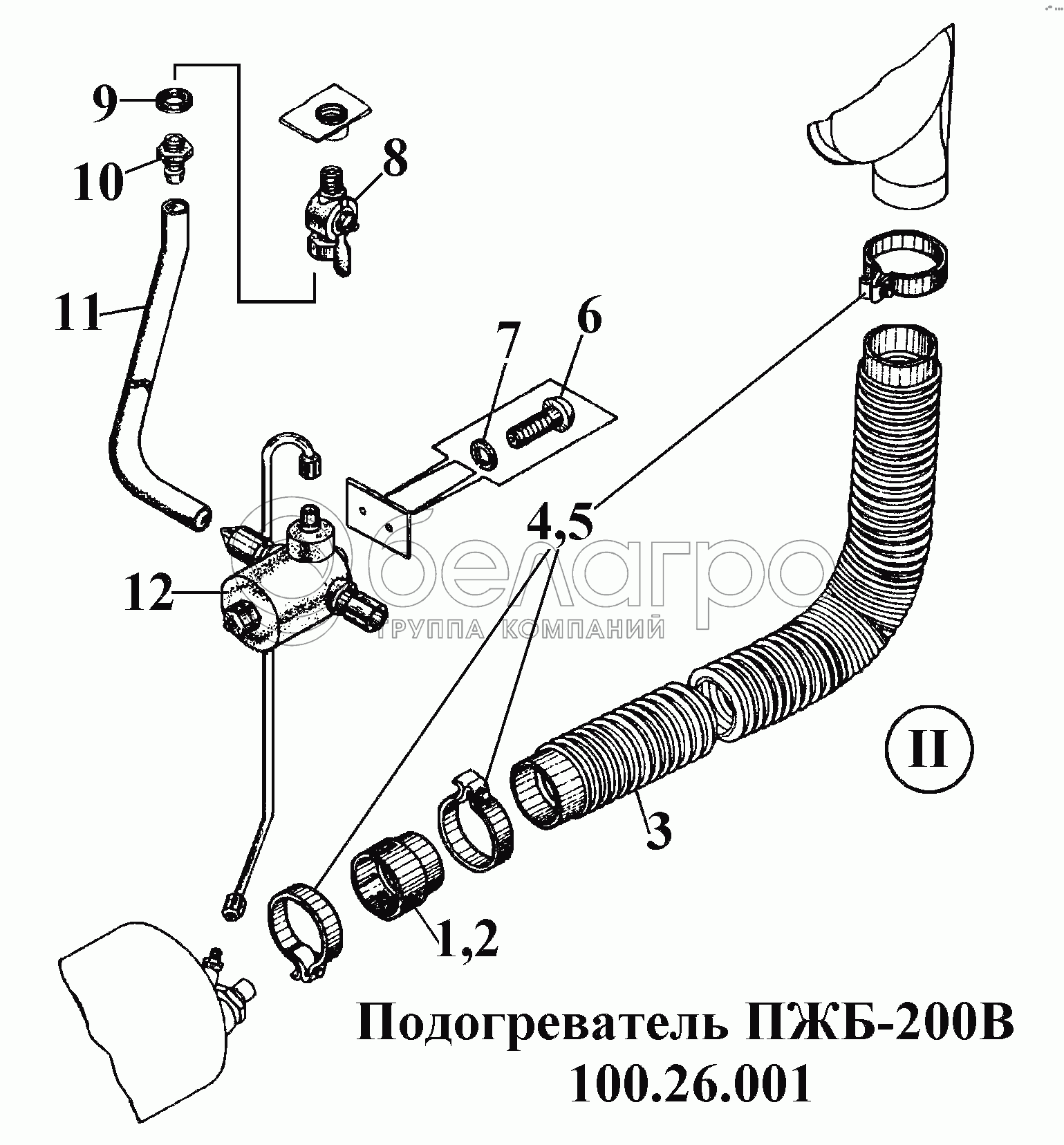 Нагрівач ПЖБ-200В 100.26.001 (3)