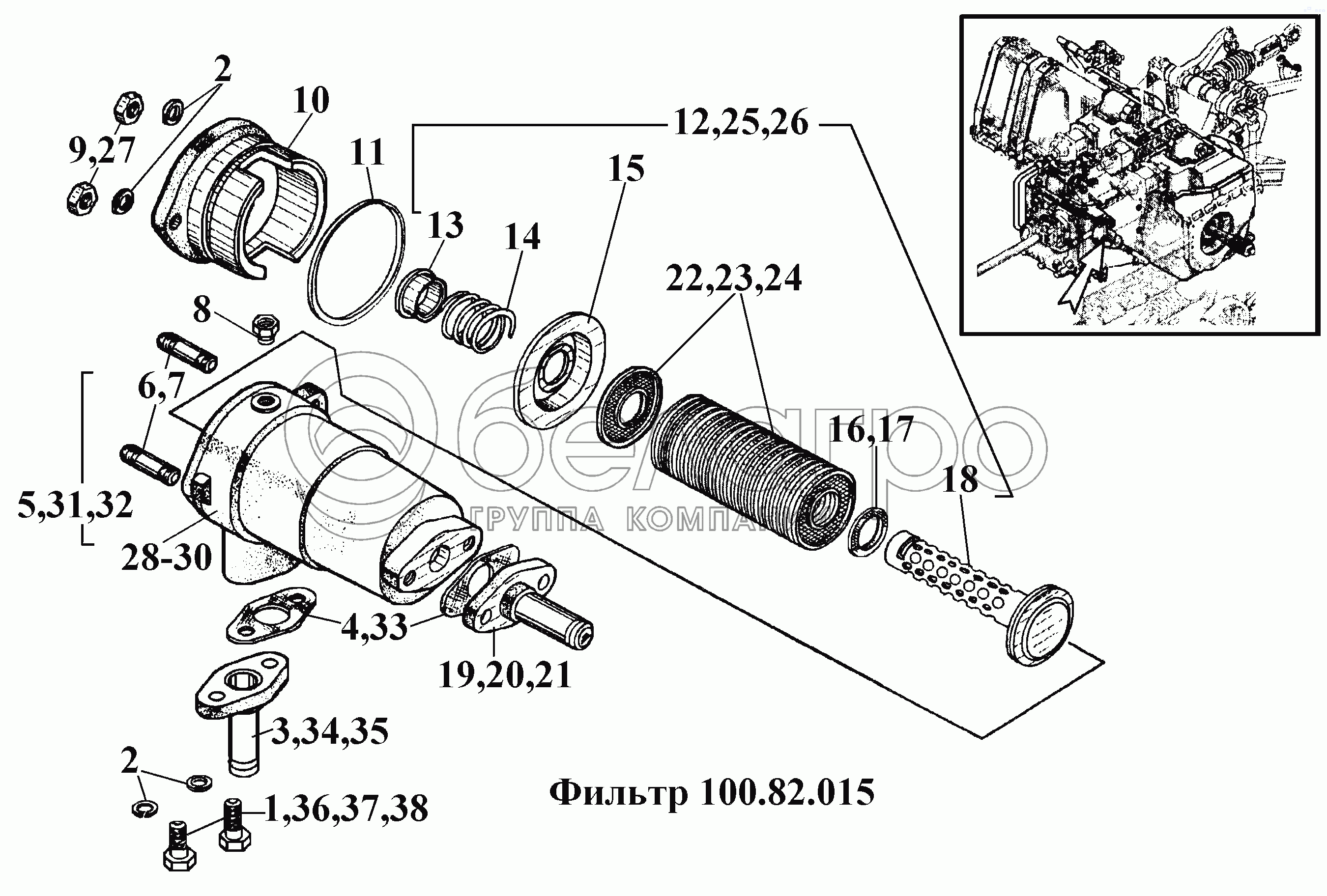 Фільтр 100.82.015