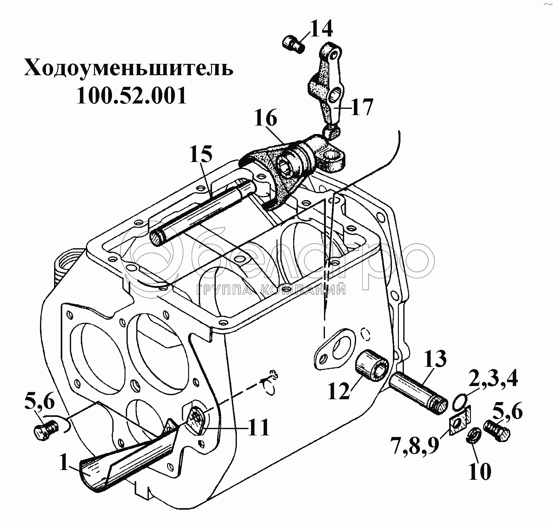 Редуктор ходу 100.52.001 (4)