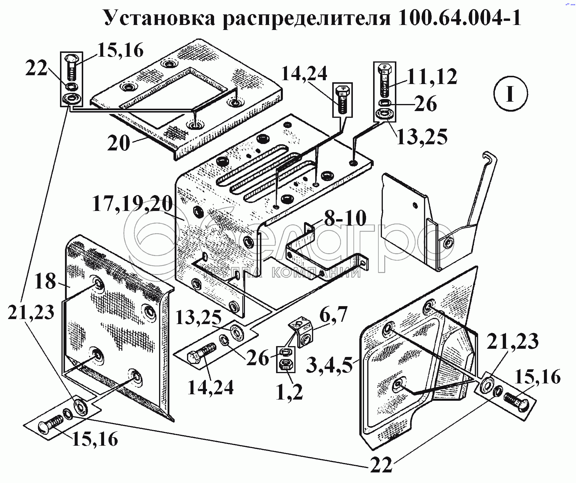 Встановлення розподільника 100.64.004-1 (2)