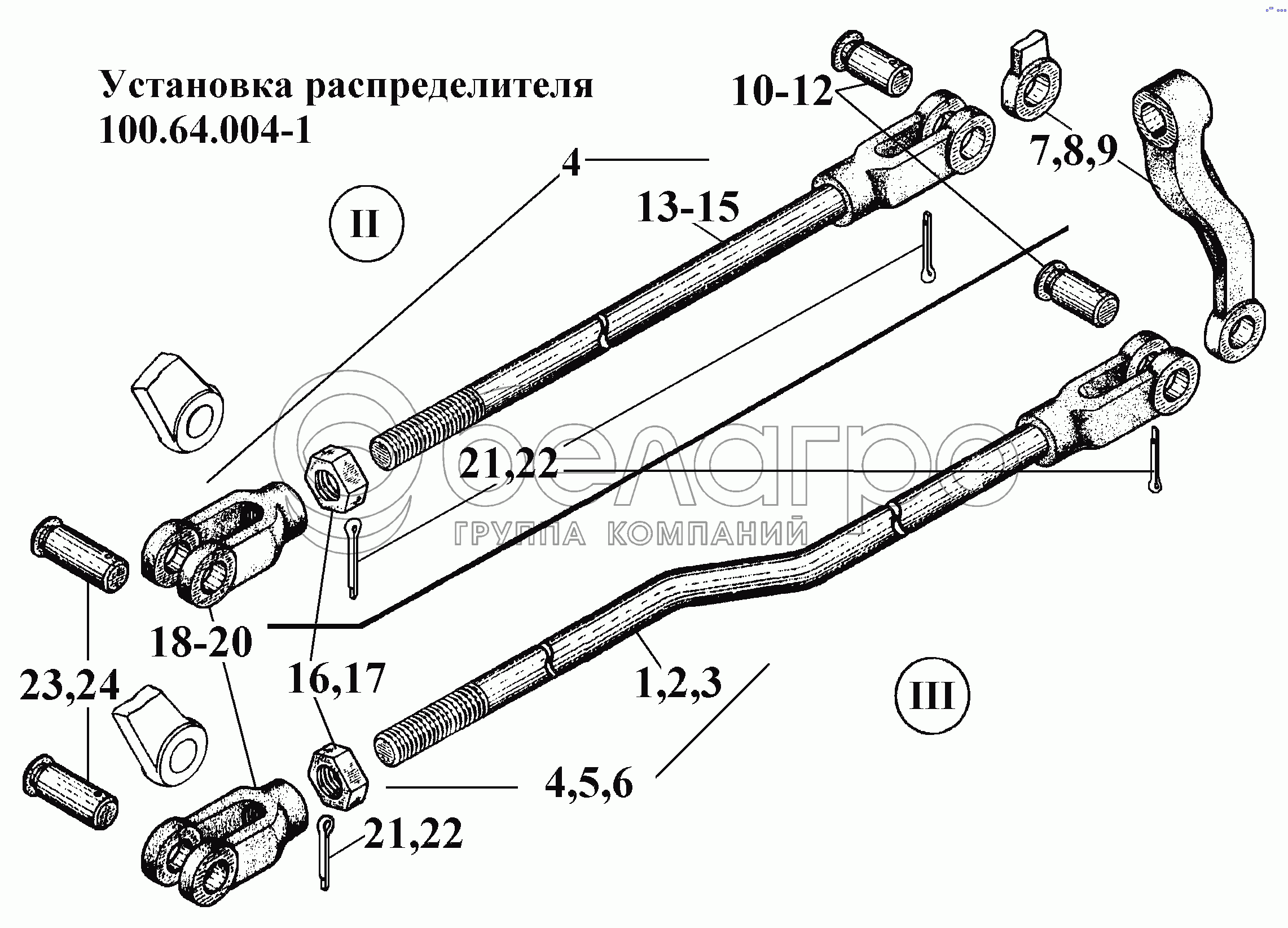 Установка распределителя 100.64.004-1 (3)