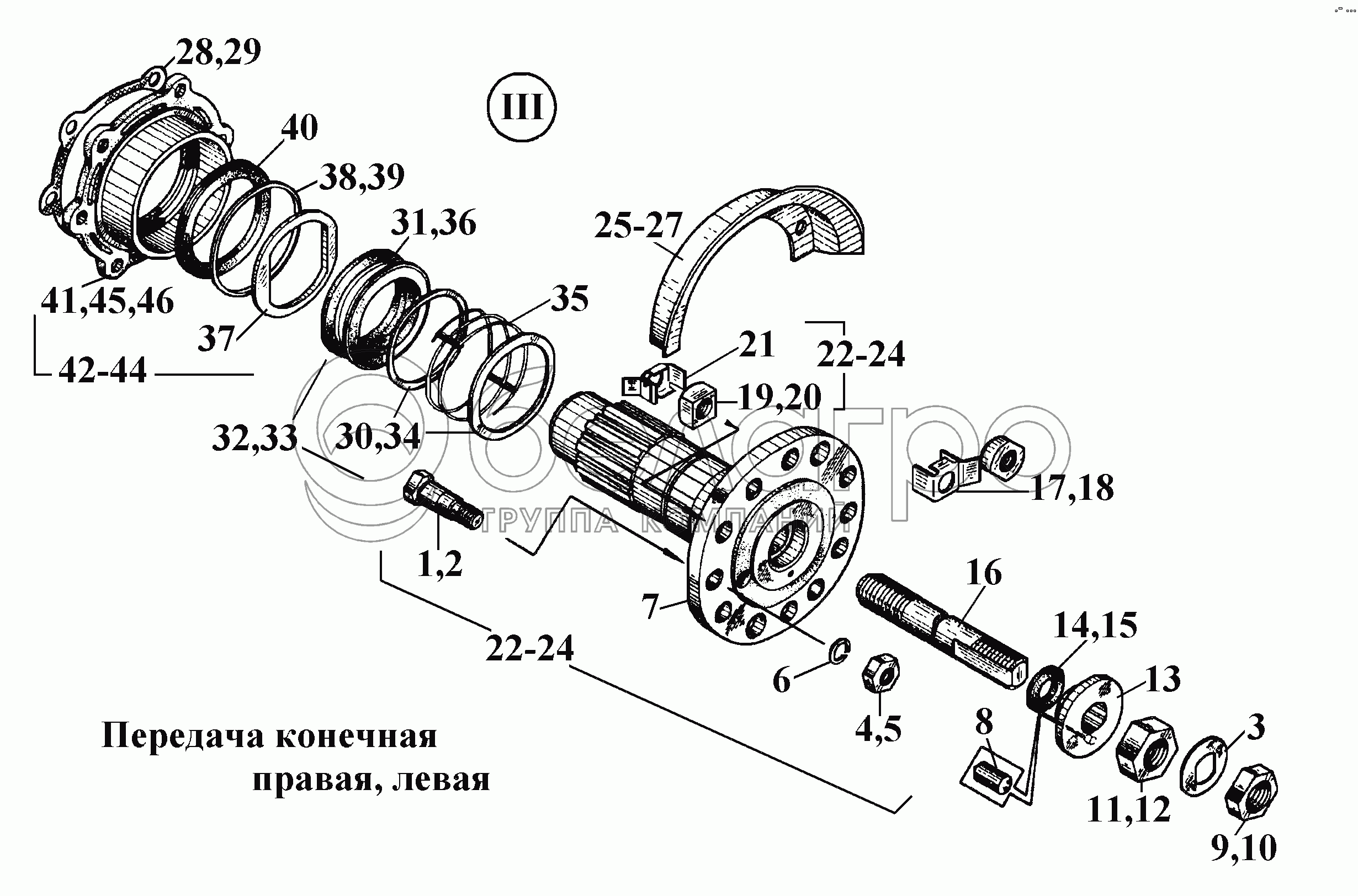 Кінцева передача: права, ліва (3)