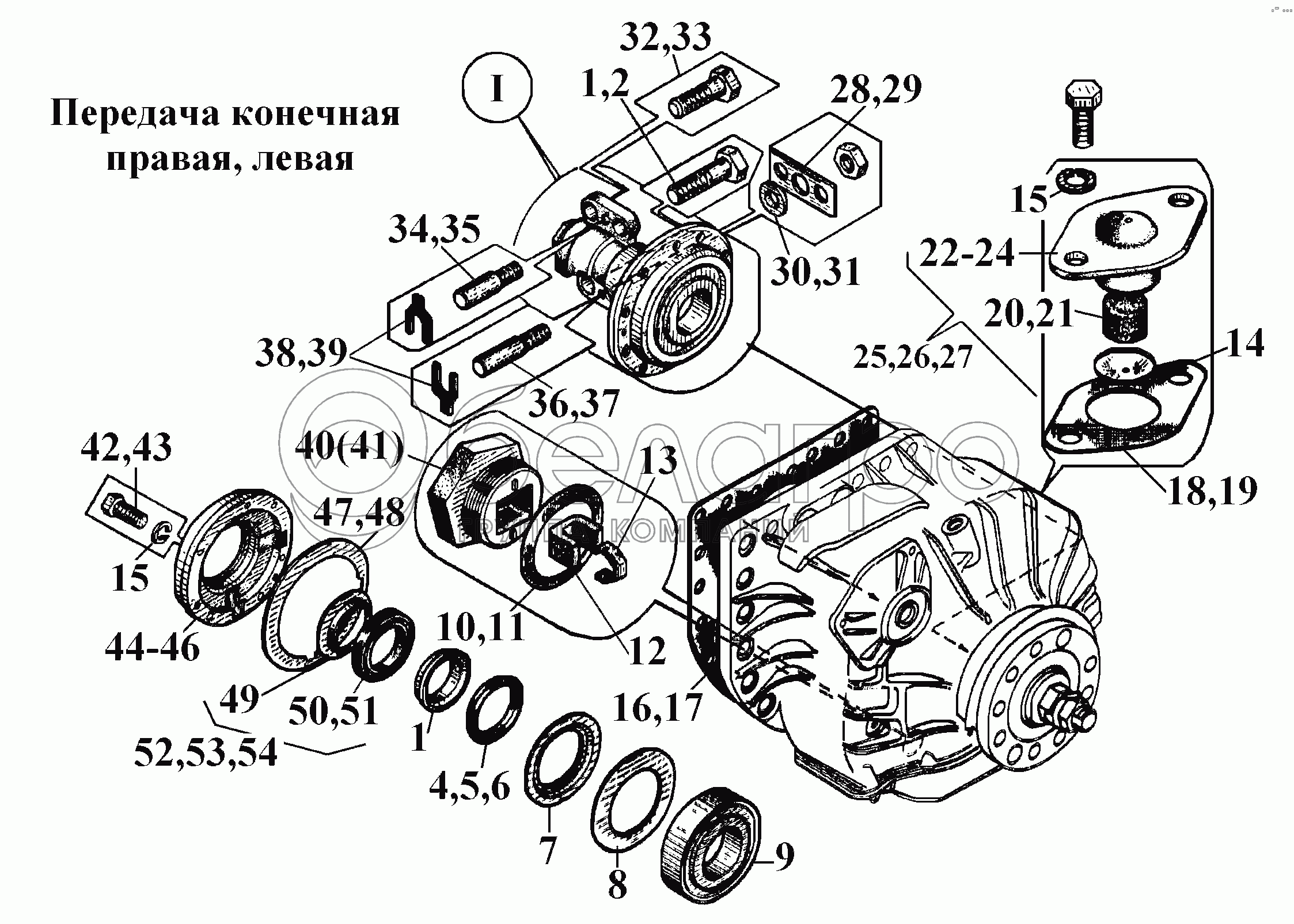 Кінцева передача: права, ліва (5)