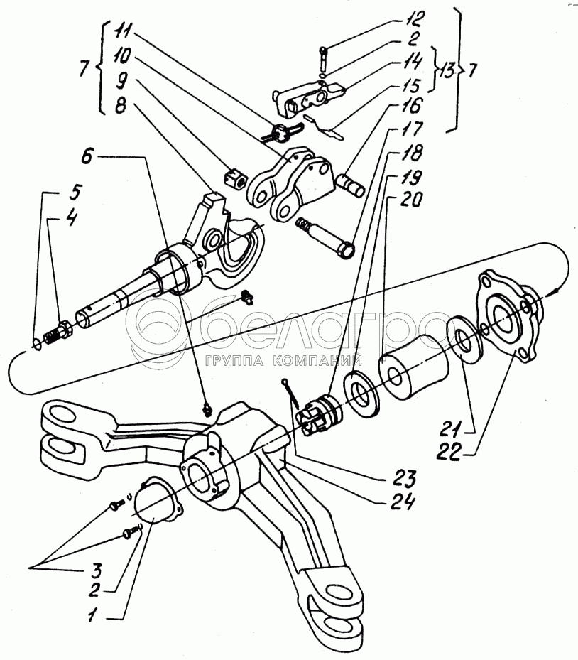 Установка зчеплення СА-2