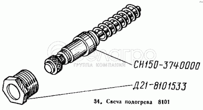 Свеча подогрева