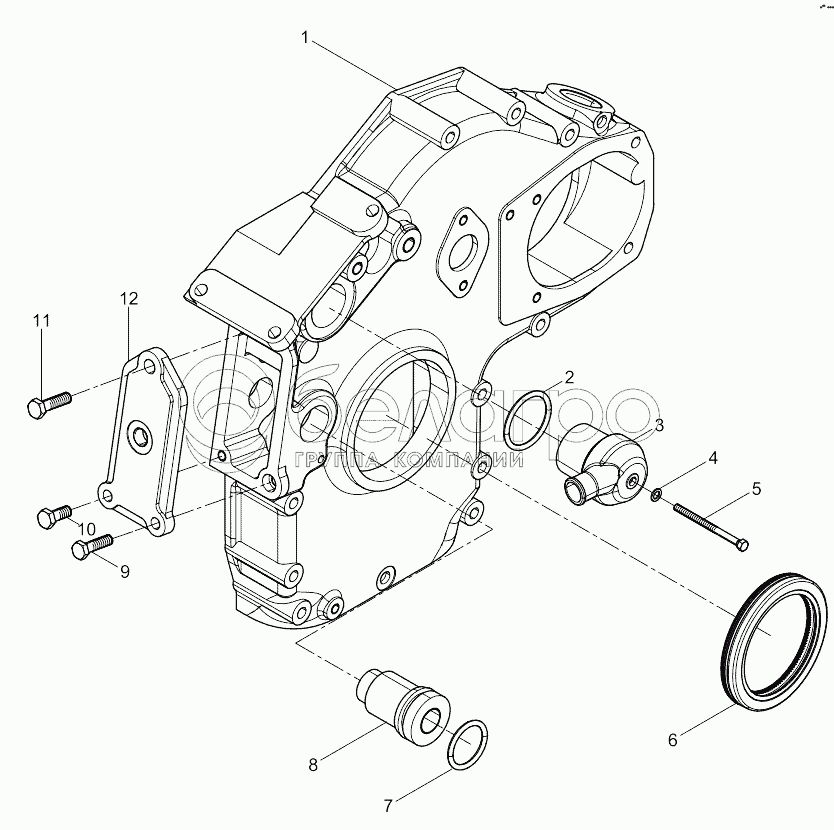 Front End Cover Subassemblу