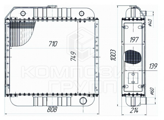 Радіатор АД200С-Т400