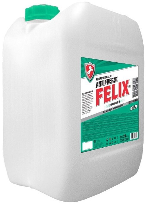 Антифриз Felix-40 20кг. (зелений) ЧЕСНИЙ ЗНАК