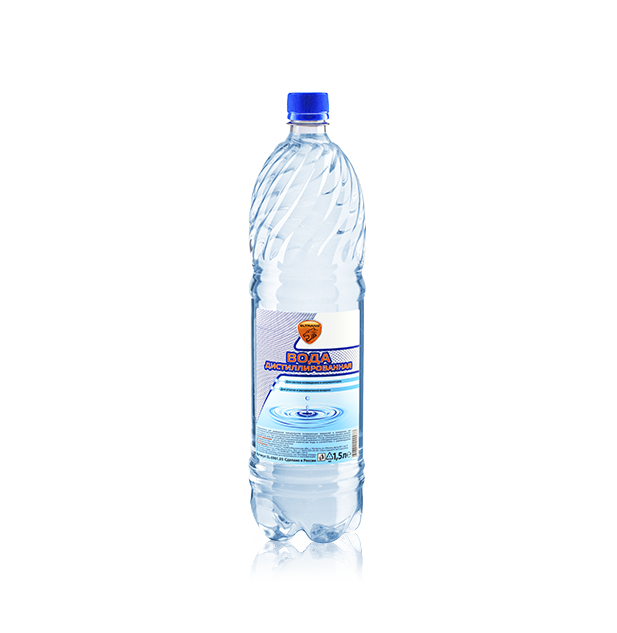 Вода дистильована 1,5л